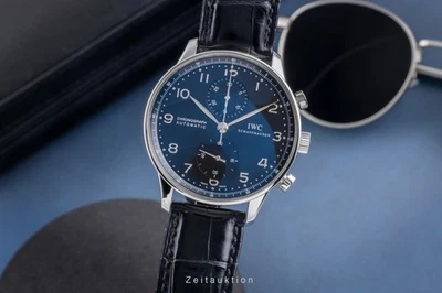 IWC Portugieser Chronograph Stahl Automatik Herrenuhr Ref. IW371447 VP: 9100 € - Bild 1 von 4