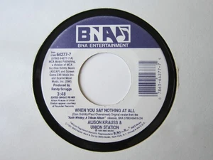 Alison Krauss & Union Station WHEN YOU SAY NOTHING AT ALL VG++ Keith Whitley - Picture 1 of 2