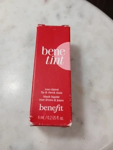 Benefit BENETINT Rose-Tinted Lip & Cheek Stain, 0.2 Fl Oz - New in Box - Picture 1 of 1