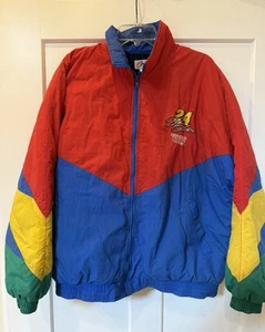 Vintage Jeff Gordon Jacket Mens M Blue Competitors View Dupont #24 Full Zip - Picture 1 of 7