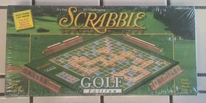 Scrabble Golf Edition Crossword Game USAopoly 2000 Sealed Tiles - Picture 1 of 2