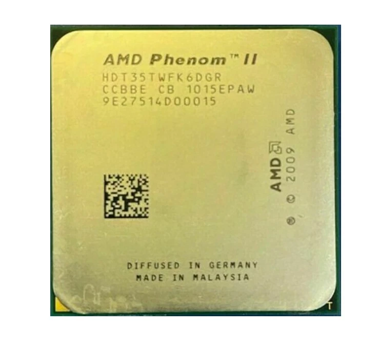 AMD Phenom II X6 1035T HDT35TWFK6DGR 2.6GHz Six Core Socket AM3 CPU Processor - Image 1 of 4
