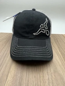 Wrangler Trucker Hat Embroidered Black / Gray Mesh - Picture 1 of 6