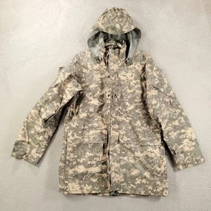 US Military Jacket Mens Small Parka Cold Weather Universal Digital Camo Raincoat - Bild 1 von 10