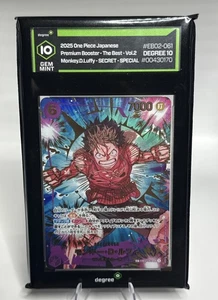 Monkey.D.Luffy EB02-061 (SP) Premium Booster The Best-Vol. 2 JP Degree 10 - Picture 1 of 2