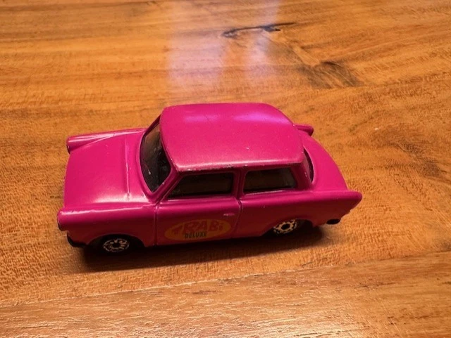 Trabi-Jubiläum 2014: 50 J. Trabant 601 Modellauto 11cm WELLY Sonderfarbe pink - Bild 1 von 1