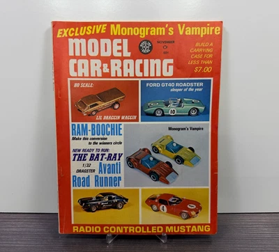 Vintage 1966 VOLUME 1 NUMBER 1 Model Car Racing Rare Slot Car Magazine ISSUE #1 Foto 1 de 4