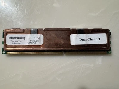 🔥 512MB DDR1 RAM 400MHz PC3200 184PIN DIMM memory Stick Dual Channel Kingston - Image 1 of 2