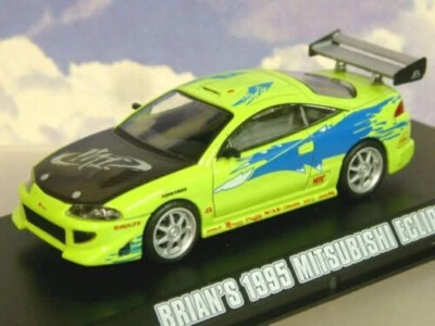 GREENLIGHT 1/43 BRIAN'S 1995 MITSUBISHI ECLIPSE VERDE LIMA FAST & FURIOUS 86203 Foto 1 de 4