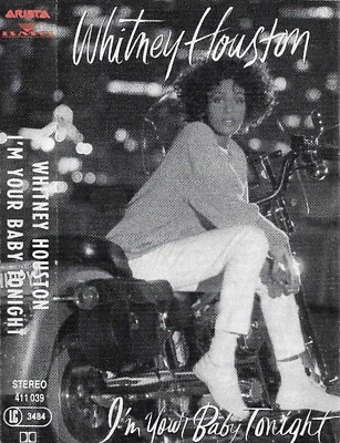 WHITNEY HOUSTON I'M YOUR BABY TONIGHT CASSETTE ALBUM Electronic Downtempo, Disco - Image 1 of 4
