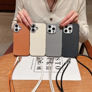 Coque MagSafe pour iPhone 16 15 Pro Max 14 13 12 11 lanière magnétique souple - Photo 1/15