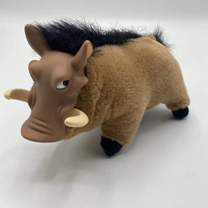 Vintage Disney Der König der Löwen PUMBA 5 Zoll Plüsch mit Vinyl Gesicht Mattel 1994 - Bild 1 von 6