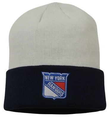 New York Rangers NHL Equipo Logo Puño Tejido Gorro Invierno Reloj Gorra Sombrero por Adidas Foto 1 de 2