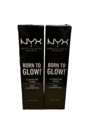 2 NYX Professional Makeup Born To Glow Primer White BTGP01 - Image 1 of 3