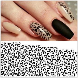 3D Nagel Sticker Nail Art Sticker Selbstklebend Aufkleber Leopard Nagelsticker - Bild 1 von 5