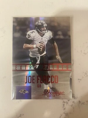 2015 Panini Prestige Extra Points Red Joe Flacco #57 - Image 1 of 2