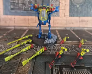 Eldar War Walker BEMALT magnetisiert alle Waffen Combos - Warhammer 40k - Bild 1 von 6