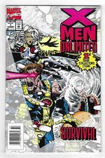 X-MEN UNLIMITED #1 2 3 MARVEL COMIC BOOK LOT Wolverine Sabretooth 1993 newsstand