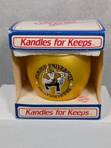 Purdue University Kandles For Keeps Boilermakers 3.5"H with Liner & Votive  - Picture 1 of 7