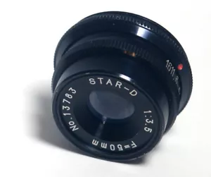 STAR-D Vintage Foto Vergrößerungslinse Dunkelkammer f/3,5 50 mm JAPAN - Bild 1 von 1