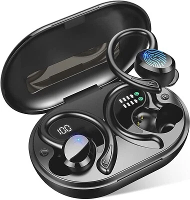 TWS 56hr Earbuds LED Sport B.T5.3 Waterproof,NoiseCancelling&Wireless Charging - Image 1 of 4