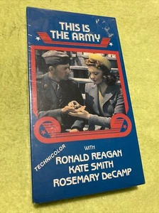 This Is The Army VHS neu versiegelt Ronald Reagan Rosmarin DeCamp Farbe - Bild 1 von 8