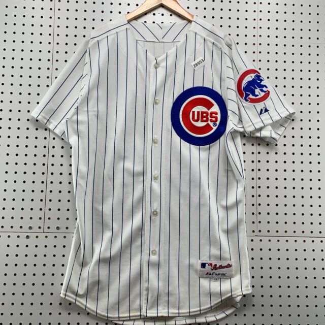 Authentic Anthony Rizzo #44 Chicago Cubs Pinstripe MLB Baseball Jersey  Stitched