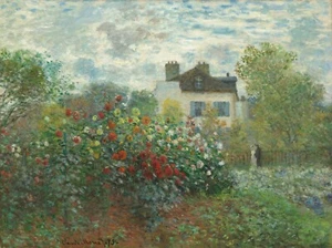 Druck oder Leinwand - Der Garten des Künstlers in Argenteuil von Claude Monet - Bild 1 von 1