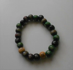 Bracciale Elastico Perline Legno Fortuna Cinese  - Foto 1 di 4