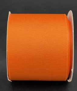 3" x 20yd Orange Schiff Grosgrain Ribbon Roll NEW - Picture 1 of 3