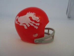 NFL Football Riddell Denver Broncos 2-BAR Pocket Pro Throwback Helmet - White - Picture 1 of 4