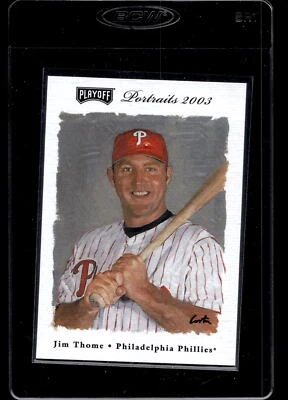 2003 Playoff Portraits Jim Thome #78 - Philadelphia Phillies HOF - Imagem 1 de 2