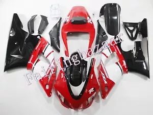 Fit for YZF R1 1998 1999 Red White Black ABS Injection Bodywork Fairing Kit - Foto 1 di 6