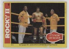 1979 Topps Rocky II Rocky Balboa It's Now Or Never #48 00ah