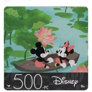 Disney 500 Piece Jigsaw Puzzle: Mickey & Minnie, 14X11", New! - Picture 1 of 3