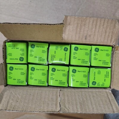 (BOX OF 10) GE F18DBX/835/ECO4P COMPACT FLOURECENT LAMP 18W - Image 1 of 4