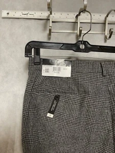 NWT Ralph Lauren Pants Men 44x29 Gray Glen Plaid Black Label Flannel Golf Luxury - Picture 1 of 11