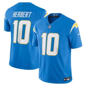 Justin Herbert Los Angeles Chargers Nike Vapor FUSE Limited Jersey 2024 NFL Men - Picture 1 of 3