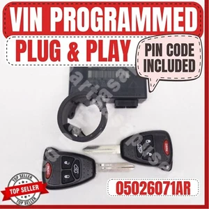 📮 VIN PROGRAMMED PLUG & PLAY IMMOBILIZER DODGE NITRO JEEP LIBERTY 05026071AR 📮 - Picture 1 of 9