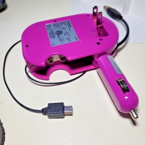 BROOKSTONE 4-WAY POWER-WALL OUTLET-Retractable USB- Car Power Outlet-9 Volt Port - Picture 1 of 8