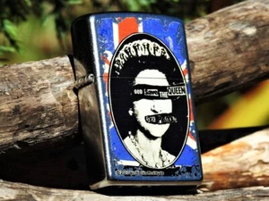 Zippo Feuerzeug - Sexpistols God Save the Queen - Johnny Rotten - Sid Vicious UK - Bild 1 von 11