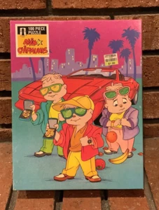 Vintage Alvin And The Chipmunks 100 pc Jigsaw Puzzle 1990 11.5"x 15" - Picture 1 of 3