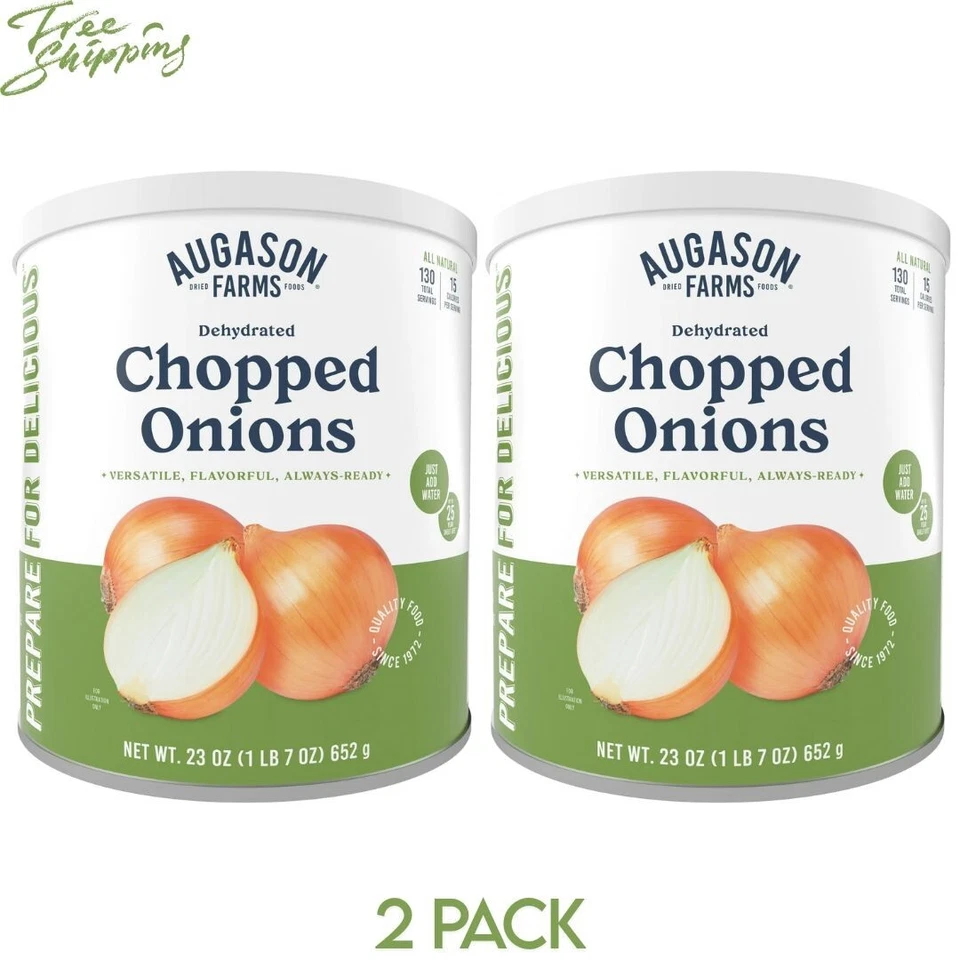 Cebollas picadas deshidratadas Augason Farms No. Paquete de 10 latas, 2 Foto 1 de 1