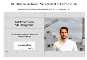 An Introduction To Site Management In Construction UK is a 50 min online course. - Picture 1 of 6