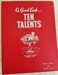 Good Cook Ten Talents Kochbuch rotes Notizbuch Frank Hurd Naturkost vegetarisch - Bild 1 von 9