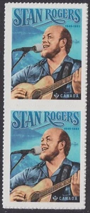 Canada 3296 Stan Rogers P vert pair MNH 2021 - Picture 1 of 1