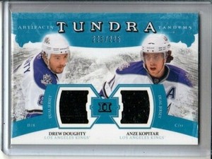 2011-12 Artifacts Tundra Tandems Jerseys Blue Drew Doughty - Anze Kopitar /225