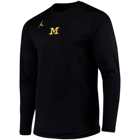 SICK NEW Nike Air Jordan 4XL Michigan wolverines logo on-field modern sweatshirt Cover