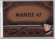2011 Topps Manufactured Glove Leather Nameplate Mickey Mantle #MGL-MM HOF