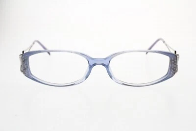 VTG Versace V82-H Eyeglasses G53 Blue/Purple/Silver 51[]15-130 Jewels Medusa - Image 1 of 4